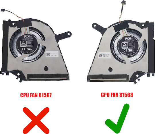 Laptop Fan GPU Cooling Fan Asus Proart Studiobook Pro 16 Oled W7600 W7600h W7600h3a W7600h5a H7600hm Dfsck22d05883b 13nb0tf0m11011 Fngj 13nb0ts0am0111 4pin Code 81568