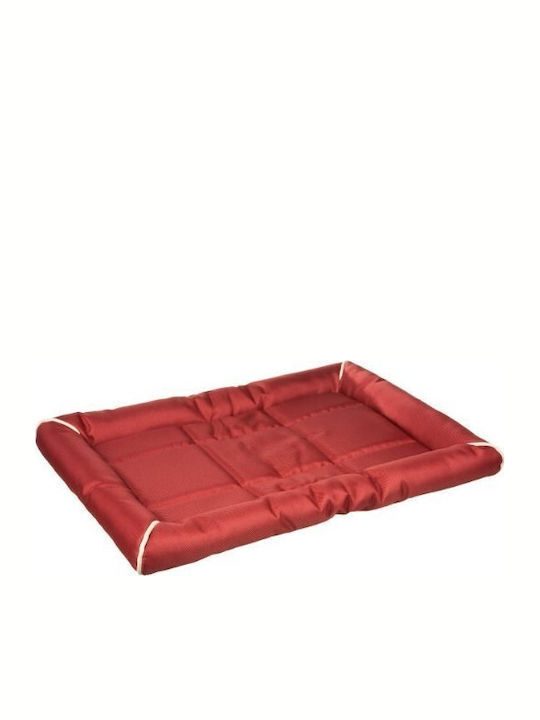Midwest Maxx Quiet Time Mattress Dog Round Red