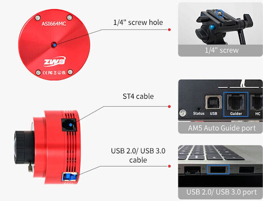 Zwo Camera Asi 664 Mc Color