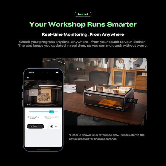 Creality3D Falcon Laser Engraver 20W Suitable for Leather Wood MDF Acrylic Plexiglass