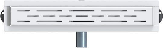 Vidaxl 362 Degrees Shower Drain Linear Design Silver 50 Cm