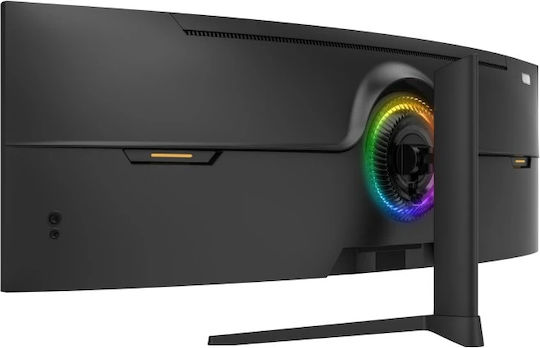OptimX MT49j UltraWide IPS Curbat Gaming Monitor 49" 3840x1080 144Hz Argintiu