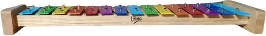 V-tone Dc15 Xylophone Diatonic Bells 15 Notes Colorful School Wooden Mallets Set Children