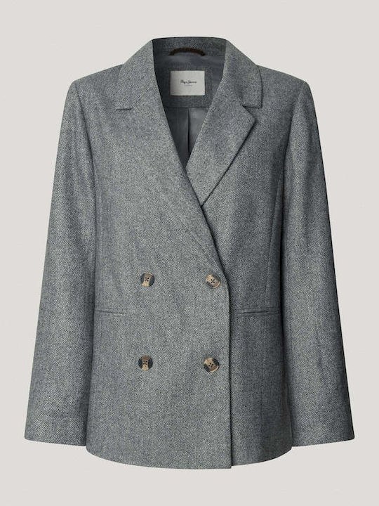 Pepe Jeans Women's Blazer Grey