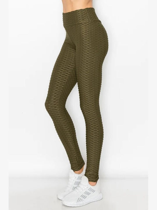 Women's Training Legging Push Up Khaki
