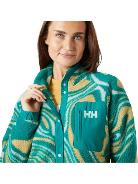 Imperial Fleece Γυναικεία Ζακέτα με Κουμπιά σε Μπλε Χρώμα