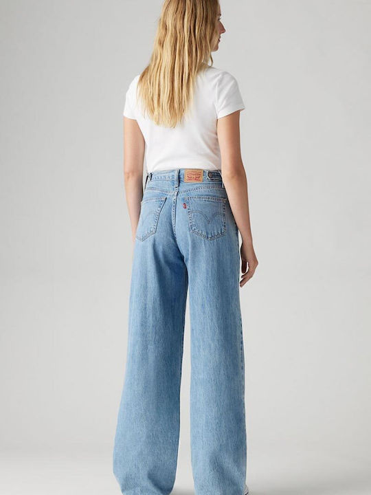 Cinch Ψηλόμεσο Γυναικείο Jean Παντελόνι σε Baggy Γραμμή Invested Indigo