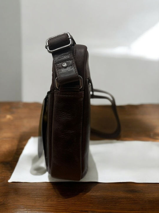 Leather Men's Bag Shoulder / Crossbody Brown