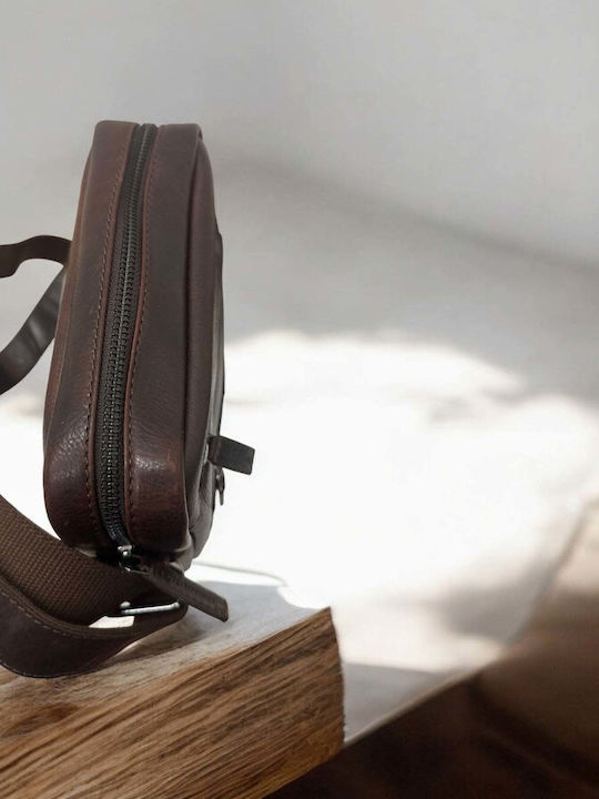 Leather Men's Bag Shoulder / Crossbody Brown