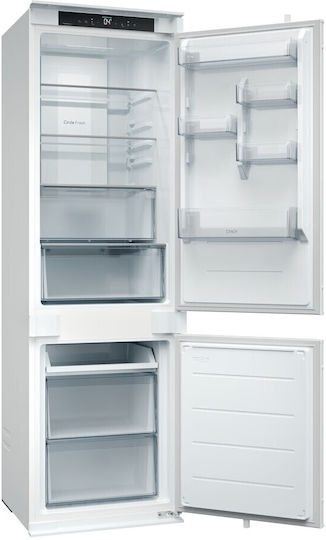 Candy Eingebauter Kühl-Gefrierkombination 251Es Total NoFrost H177.2xB54xT55cm. Weiß CNBQT3518E