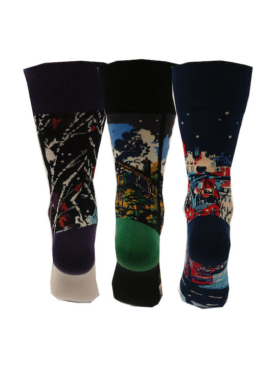 Demen Damen Weihnachtssocken Multicolour 3Pack