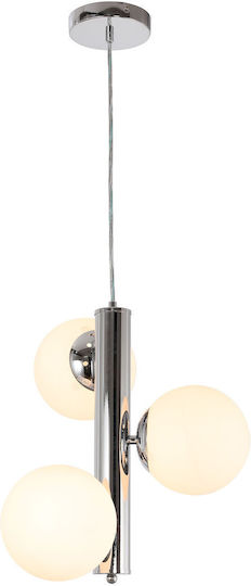 Agora Lighting Verstellbar Hängelampe Weiß mit Fassung E14, E.14 37cm.