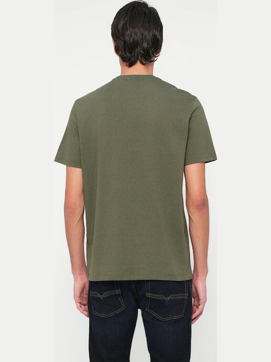 Calvin Klein T-shirt Χακι Calvin Klein T-shirt Χακι