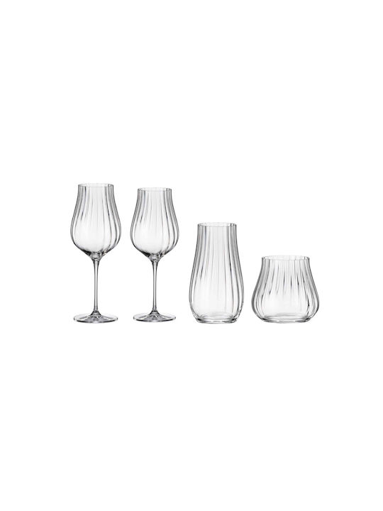Σετ Κρυστάλλινα Ποτήρια Limosa Optic Crystal Bohemia – 24τμχ