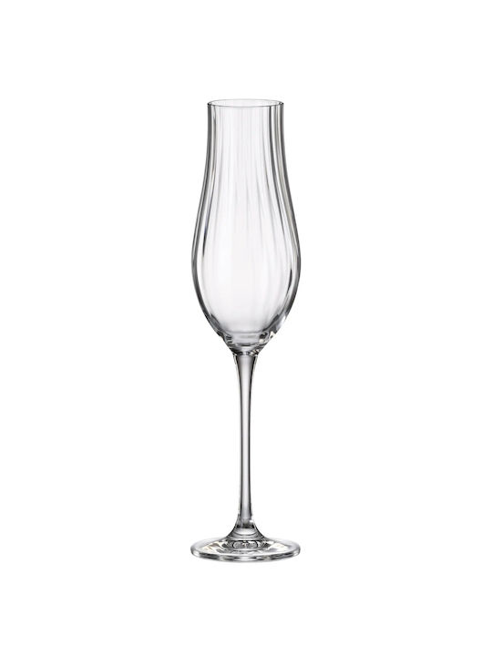Σετ Κρυστάλλινα Ποτήρια Limosa Optic Crystal Bohemia – 30τμχ