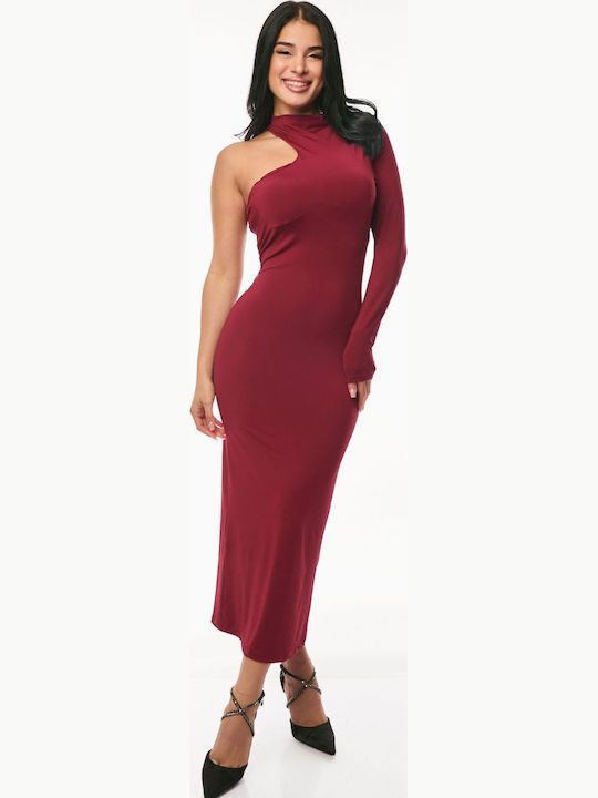 Maxi Abendkleid Burgundy