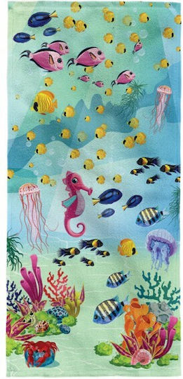 Carmel Children's Beach Towel Doubleface Ocean 70x140cm