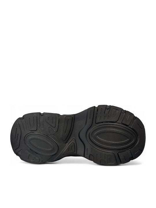 Damen Anatomisch Chunky Sneakers Schwarz