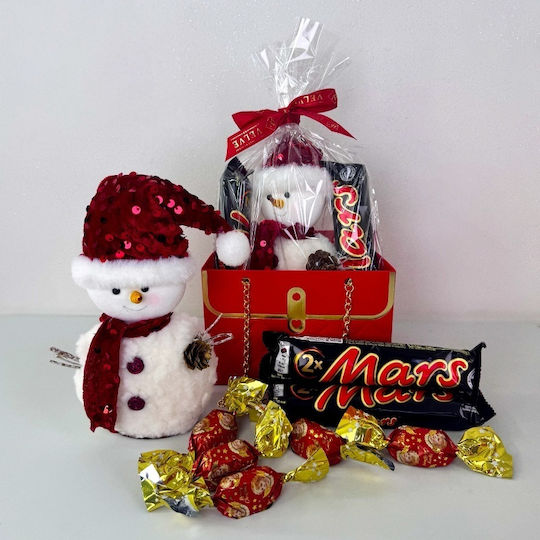 Secret Santa Package Kids Snowman Sweets In A Gift Bag