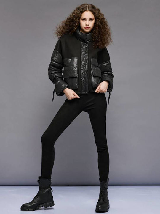 Women's Fabric Trousers Black