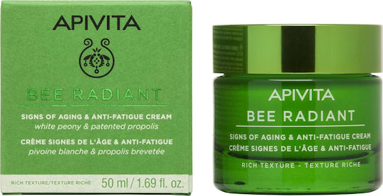 Apivita Bee Radiant White Peony & Patented Propolis Rich Cream Face Day 50ml