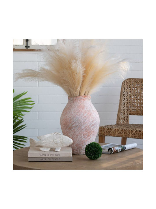 Artekko Decorative Vase Candia Orange 26x26x38cm