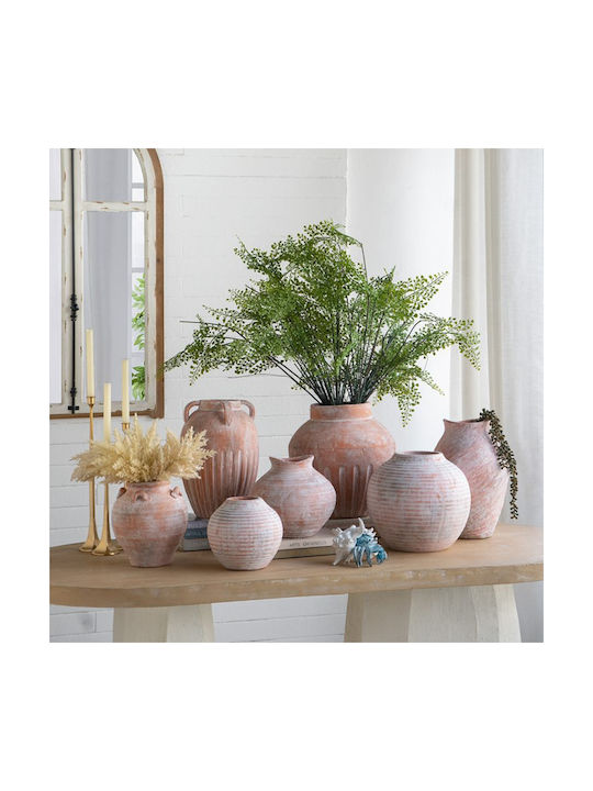 Artekko Decorative Vase Candia Orange 30x29x30cm