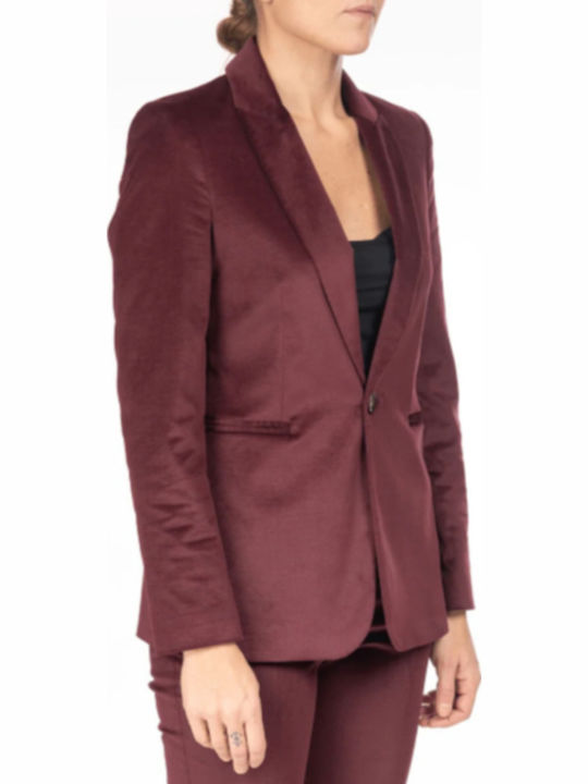Diana Gallesi Женски Сако Burgundy Diana Gallesi Женски Сако Burgundy