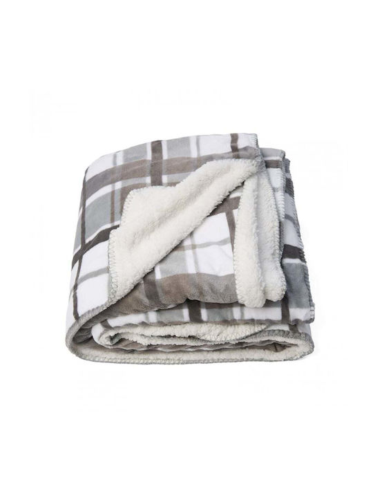 Heinner Pătură Fleece Single 160x200 cm Gri