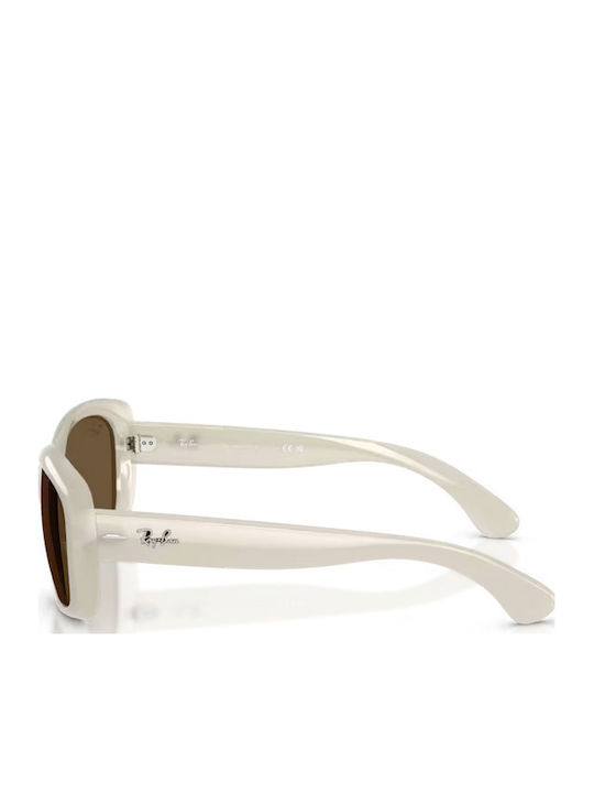 Ray Ban Jackie Ohh Unisex Ochelari de soare cu Bej Cadru și Bej Lentilă RB4101 688753