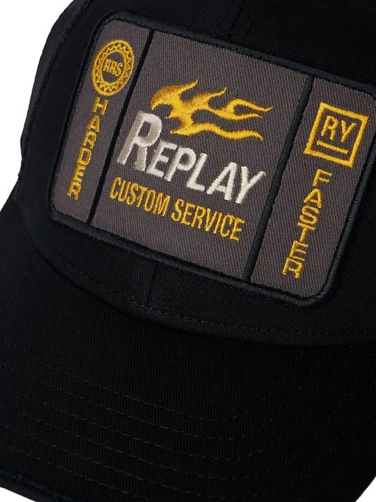 Replay Καπελο Ανδρικο Am4433.000.a0406-0097 0097/washed Black