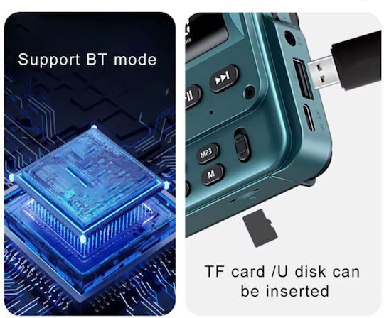 11p-27330 mit Bluetooth und USB Petrol