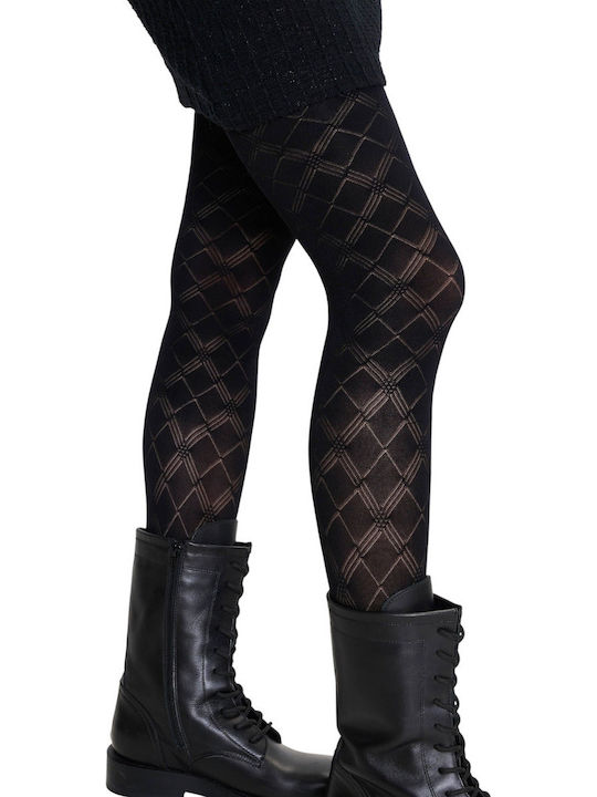 Ciorapi dama Black Floral