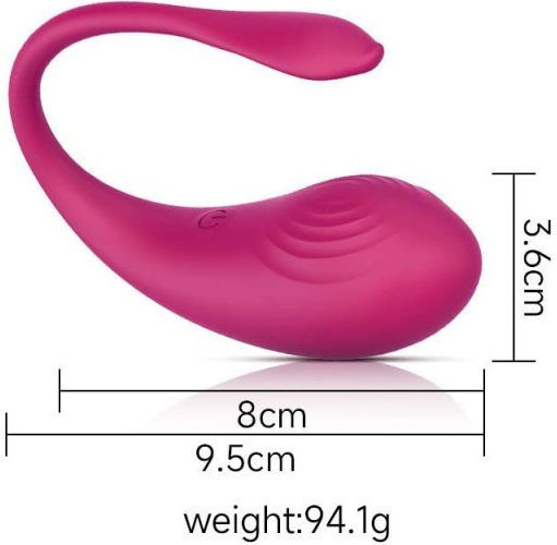 Ophelia's Dream Vibrator Ei mit Fernbedienung 9.5cm Fuchsie