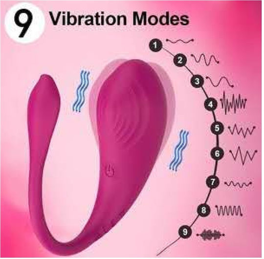 Ophelia's Dream Vibrator Ei mit Fernbedienung 9.5cm Fuchsie