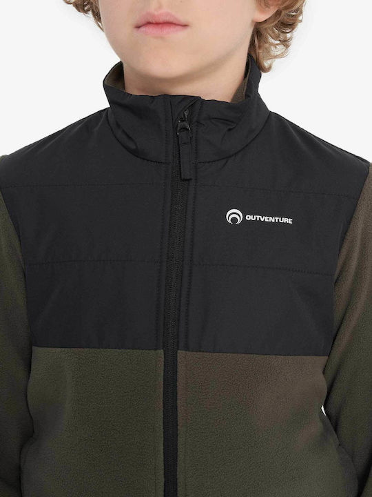 Αθλητική Παιδική Ζακέτα Fleece Brown