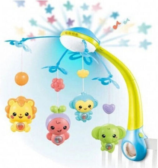 Lazaridis Pendant Toy for Cot with Music, Rotation, and Projector for 0++ Months