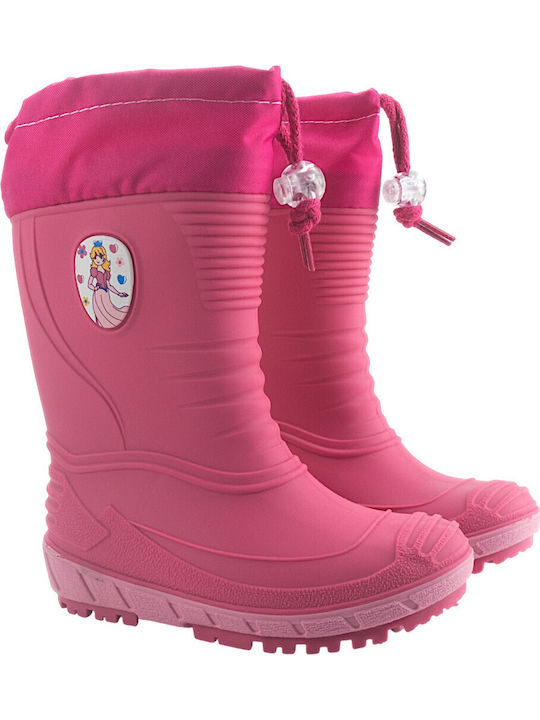 Cizme de cauciuc pentru copii Fuchsia