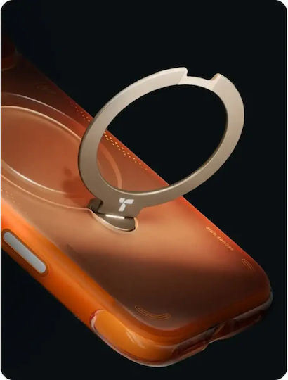Torras Ostand Umschlag Rückseite Orange (iPhone 17 Pro)