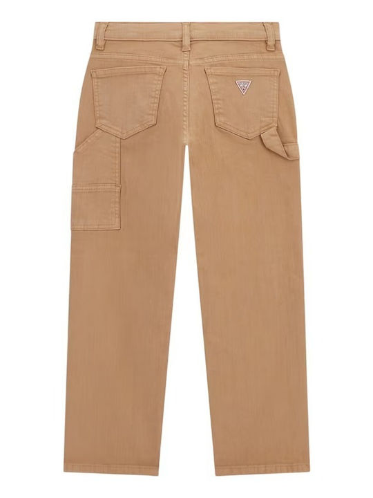 Guess Παιδικό Τζιν Παντελόνι Μπεζ Guess Παιδικό Τζιν Παντελόνι Μπεζ