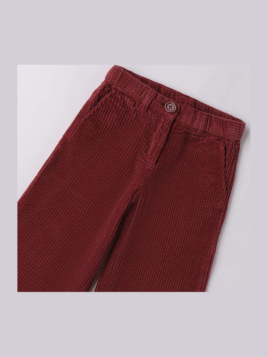 Kids' Corduroy Pants Bordeaux