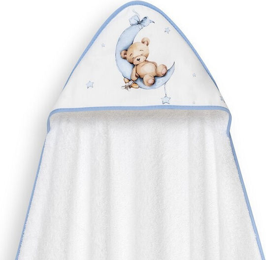 Interbaby Baby Bathrobe Hooded 100x100cm