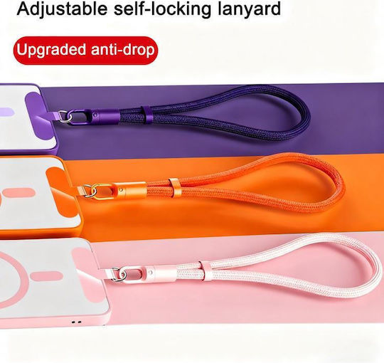 Adjustable Mobile Phone Wrist Cord Xdcase Flange Dark Purple