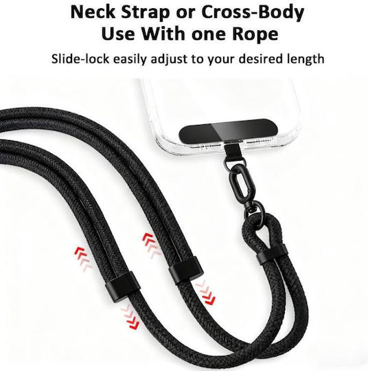 Adjustable Mobile Phone Cord Xdcase Cross Support Dark Purple