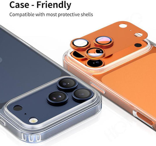 Lens Ring Kameraschutz Membrane Black für das iPhone 17 Pro Max