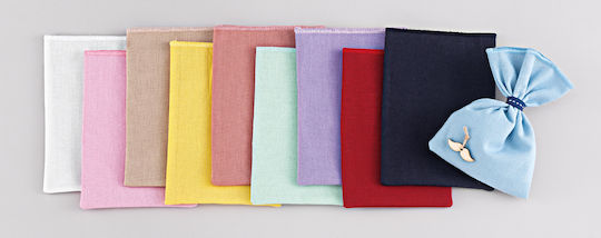 Palma Emporio Fabric Pouch for Gift Green 12x17cm. 10pcs