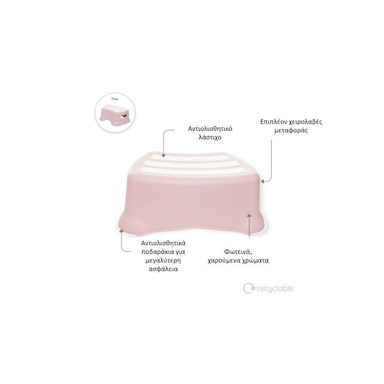 My Carry Potty Single Kids Step Stool Pink