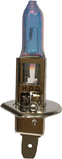 Auto Gs Λάμπες Αυτοκινήτου Hod Crystal H1 Αλογόνου Μπλε 12V 55W 2τμχ