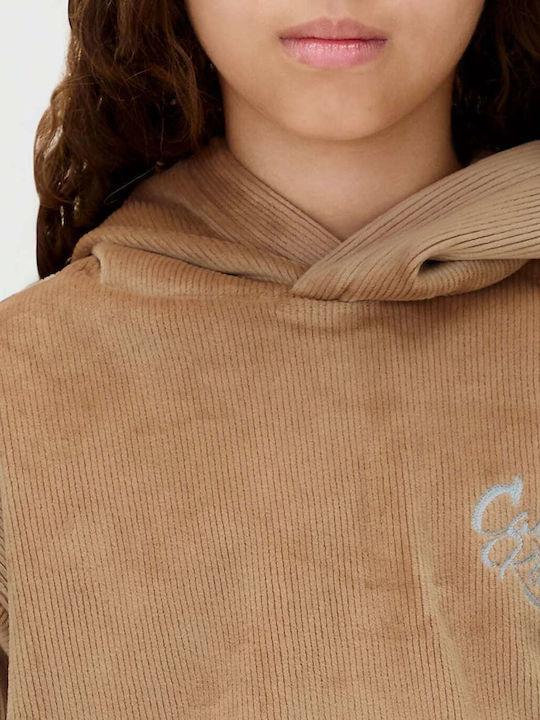 Kids Sweatpants Set Brown