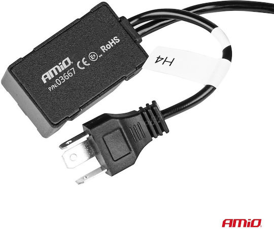 AMiO Λάμπες Αυτοκινήτου H4 Canbus LED 5000K Ψυχρό Λευκό 9-36V / 36V 60W 2τμχ